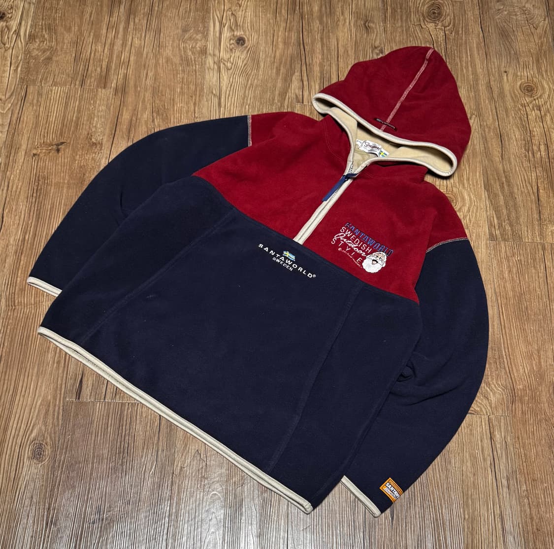 스웨덴 산타월드 하프집업 후리스 자켓 상품이미지1