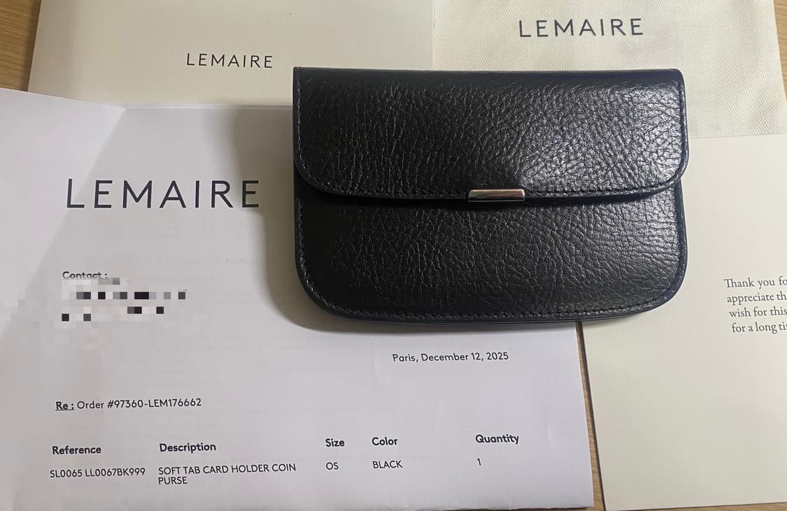 르메르 소프트탭 동전 카드 홀더 상품이미지4