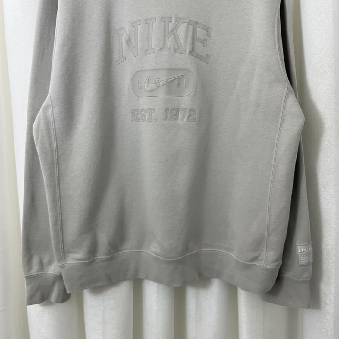 나이키 그레이 한글날 라운드 맨투맨 상품이미지4