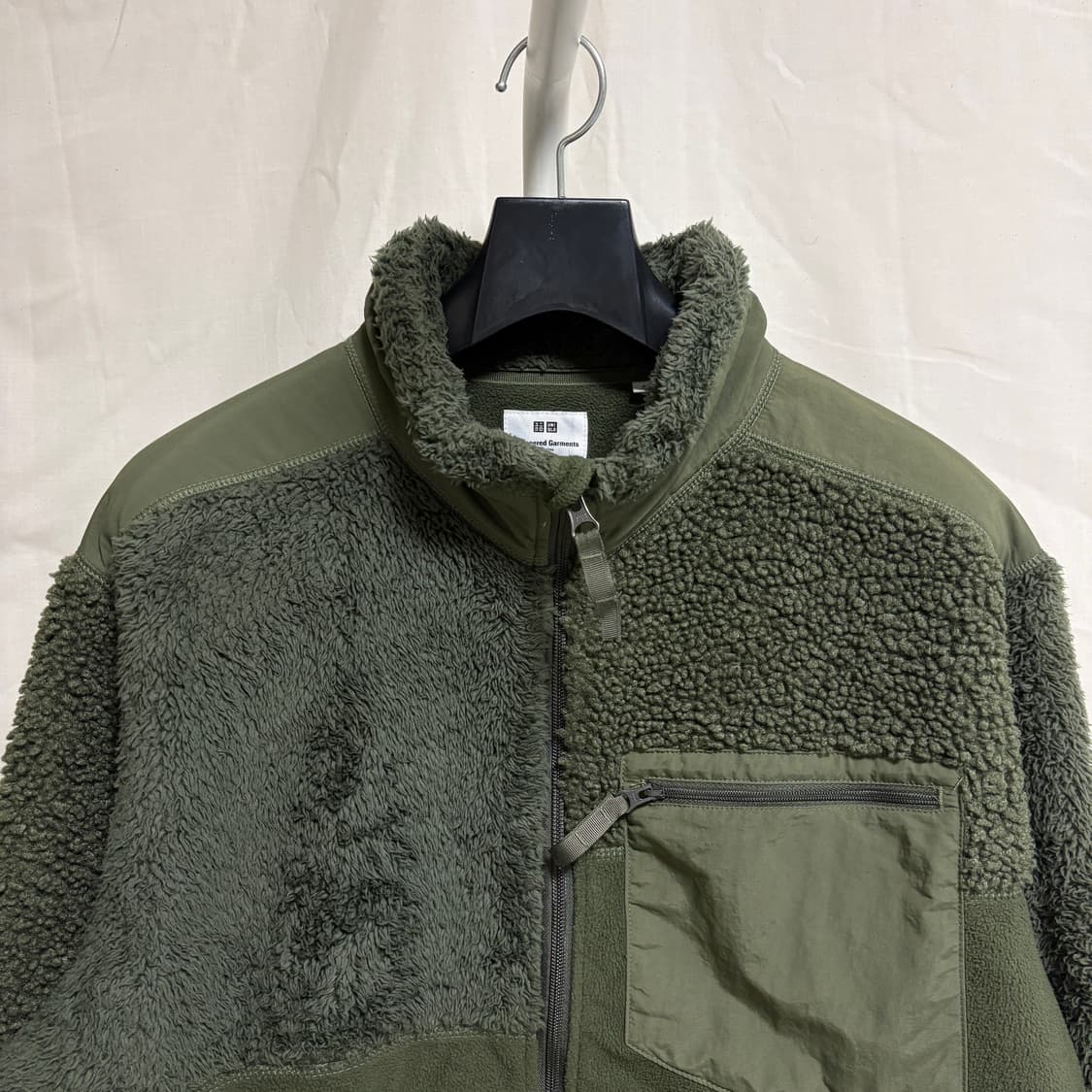 유니클로x엔지니어드 가먼츠 콜라보 플리스 집업 / 카키, M 상품이미지2