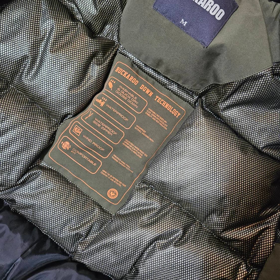 버커루 구스다운 헤비 패딩 점퍼 M size 상품이미지9