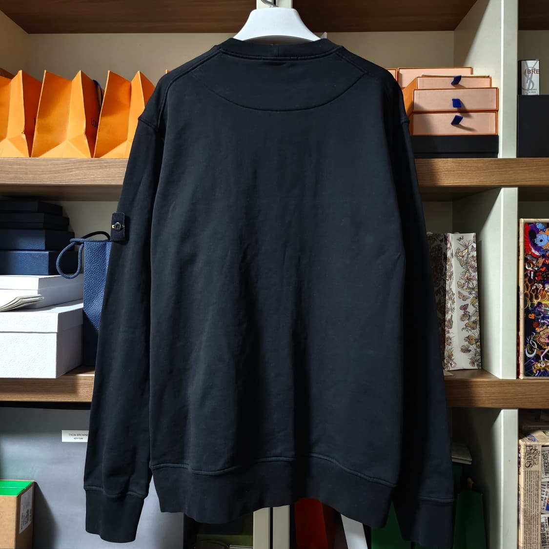 [새상품급]24SS 스톤아일랜드 맨투맨 XXL 블랙 상품이미지2