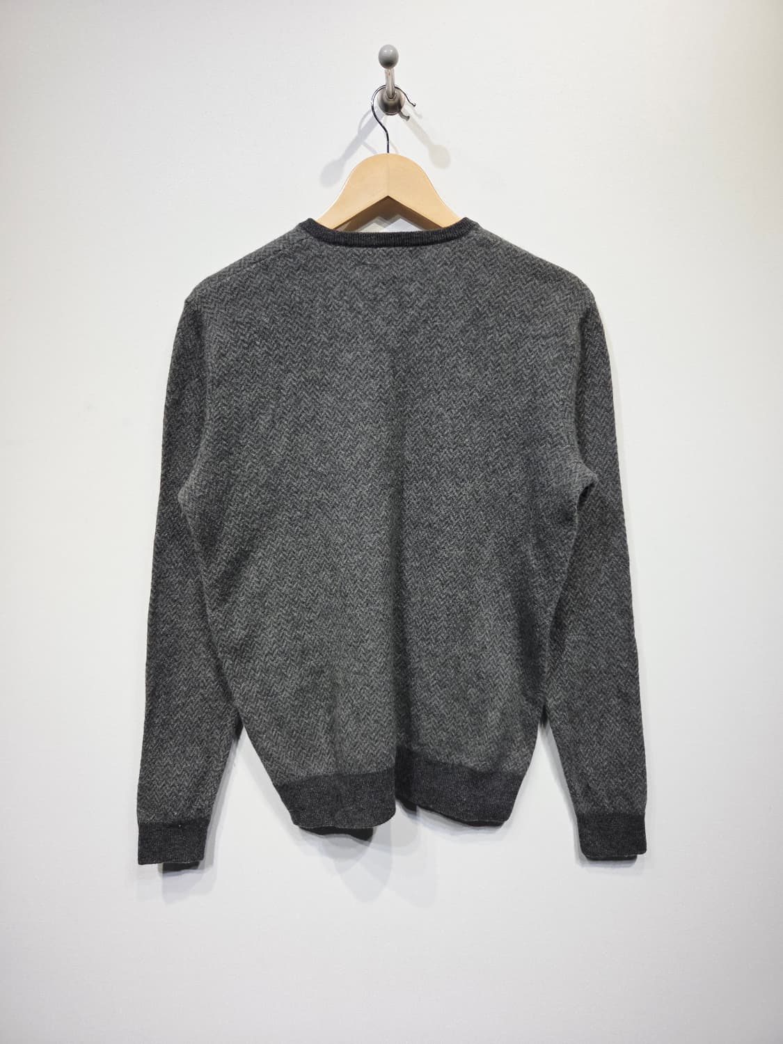 폴로 랄프로렌 메리노 울 브이넥 니트 그레이 상품이미지6