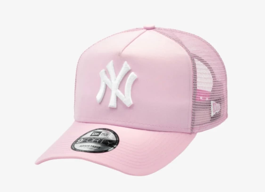 MLB 뉴욕 양키스 까르비코 A프레임 볼캡 핑크 상품이미지1