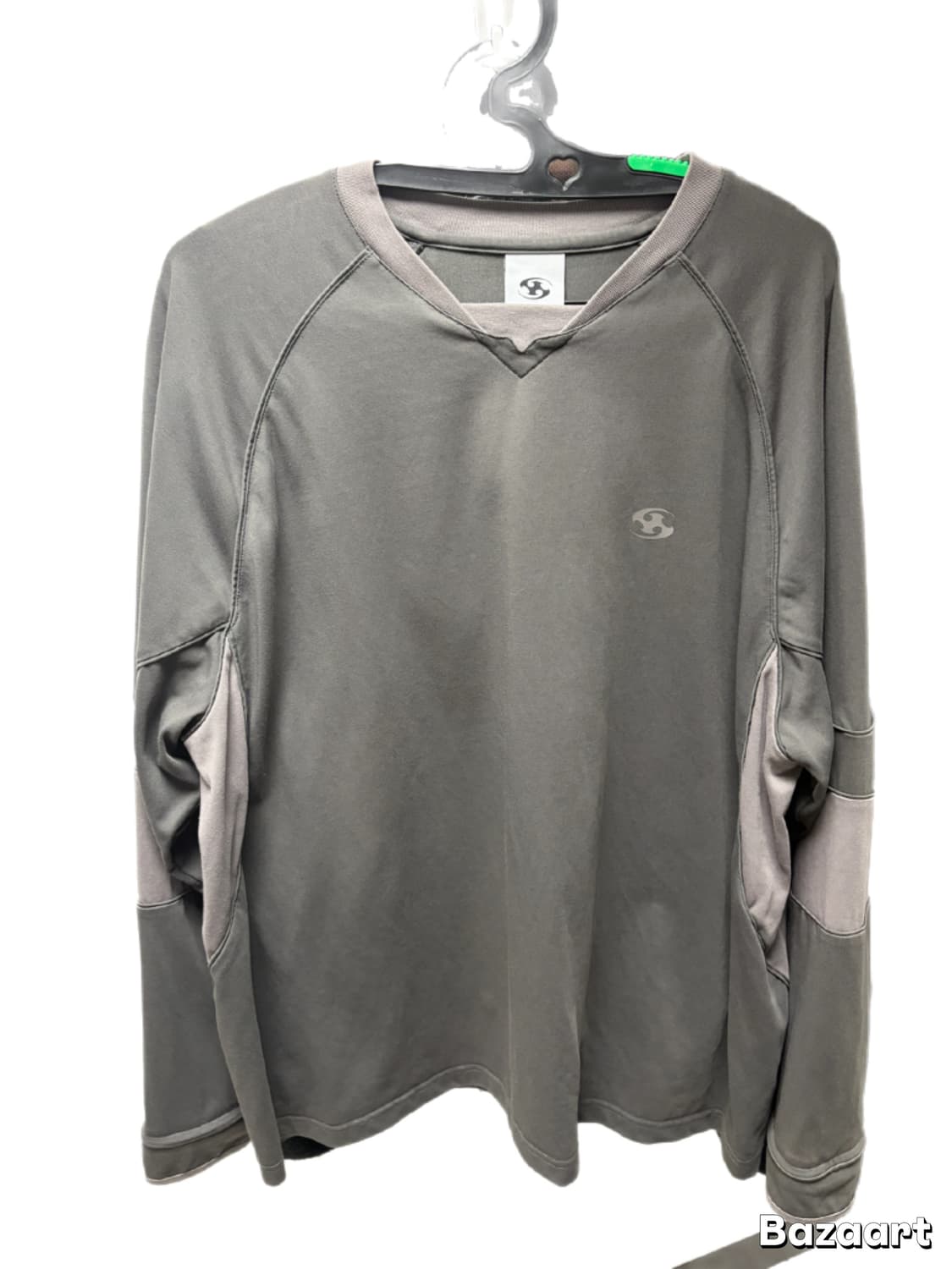 산산기어 파이핑 블락 롱슬리브 차콜 3 상품이미지1