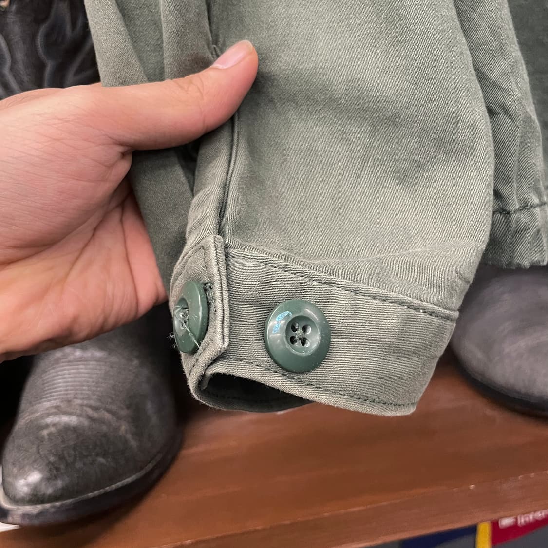 아비렉스 OG-107 U.S ARMY 패치 DMZ 셔츠 자켓 상품이미지5