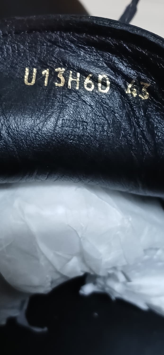 제옥스(GEOX) 남성용 블랙 드레스 슈즈(EU43,약275mm)  상품이미지5