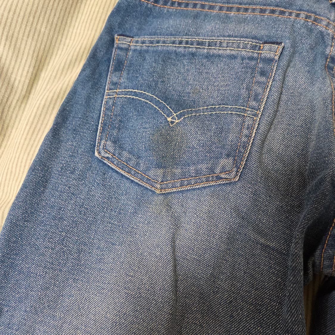 리바이스 511 슬림 진 워시드 청바지 중청 30 / 워싱 상품이미지6