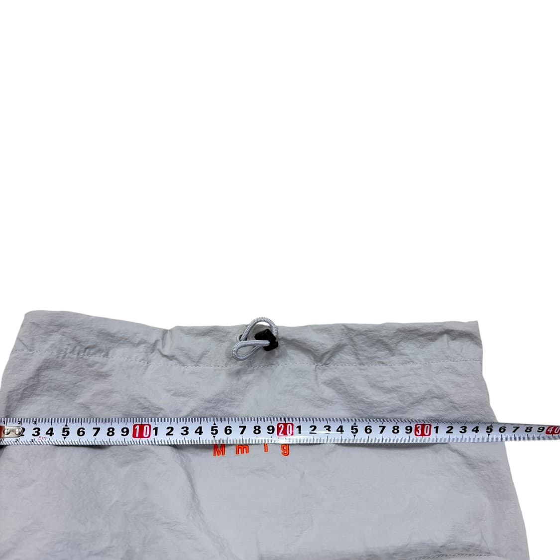 MMLG 나일론 드로우 스트링 럭색 백팩 가방 그레이 상품이미지6