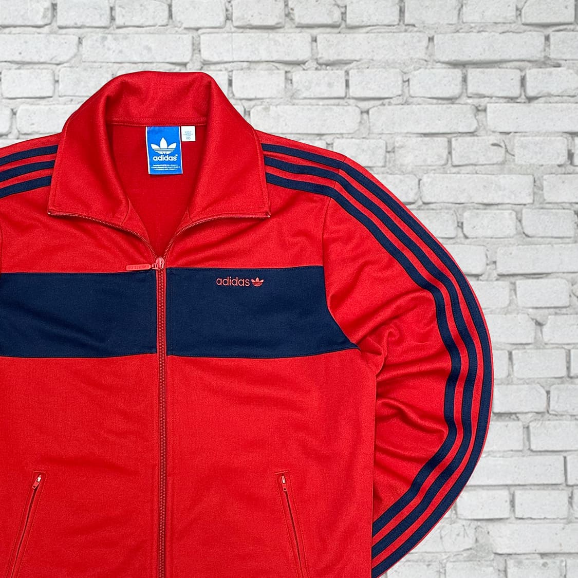 아디다스 베켄바우어 버건디/네이비라인 빈티지 져지 105 상품이미지1