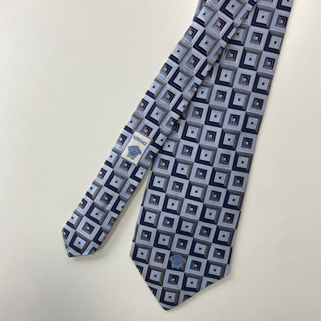 Versace 베르사체 심플로고 정품 명품 넥타이 상품이미지2