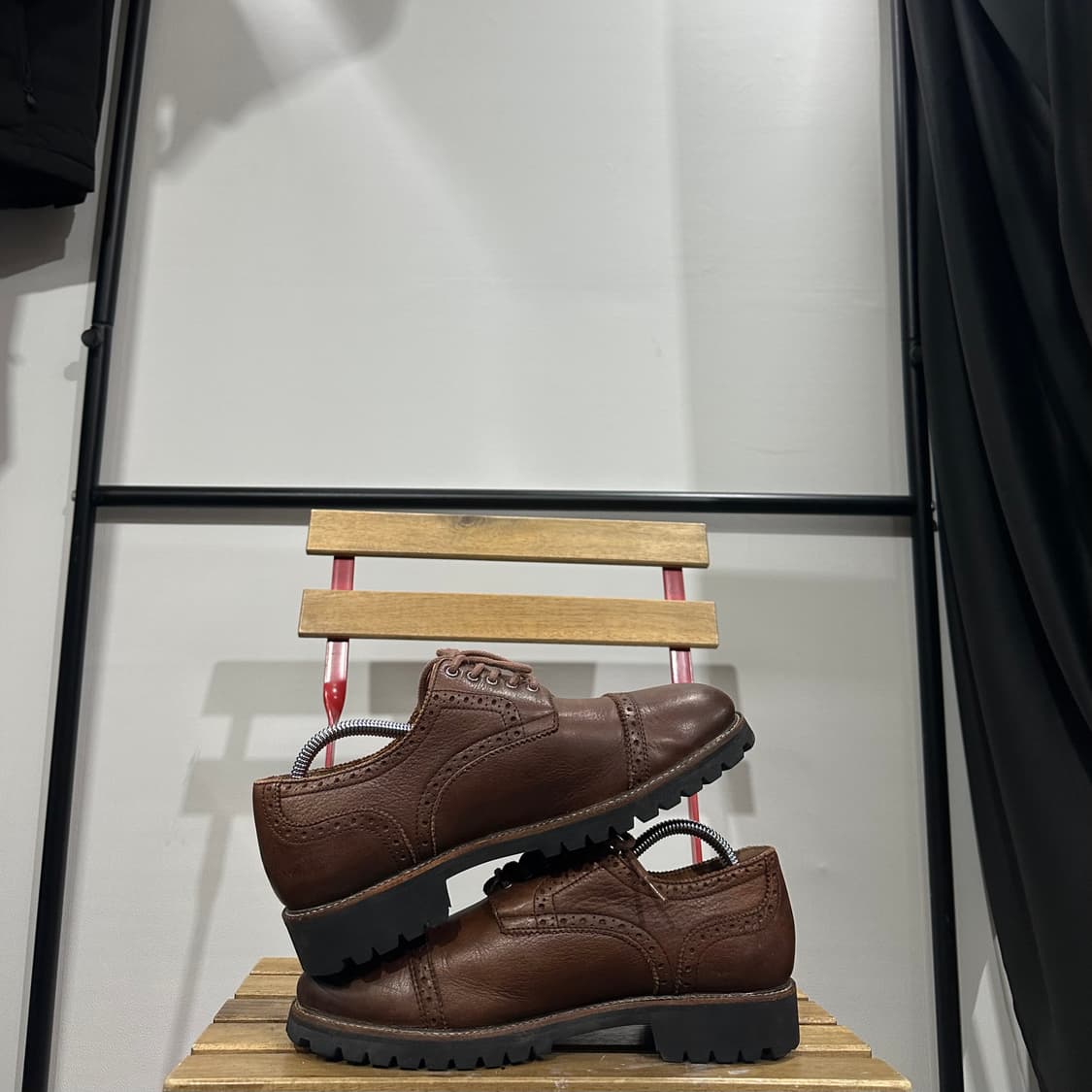 265) 호킨스 로퍼 남성 남자 구두 NOEL S TIP 브라운 레더 상품이미지7