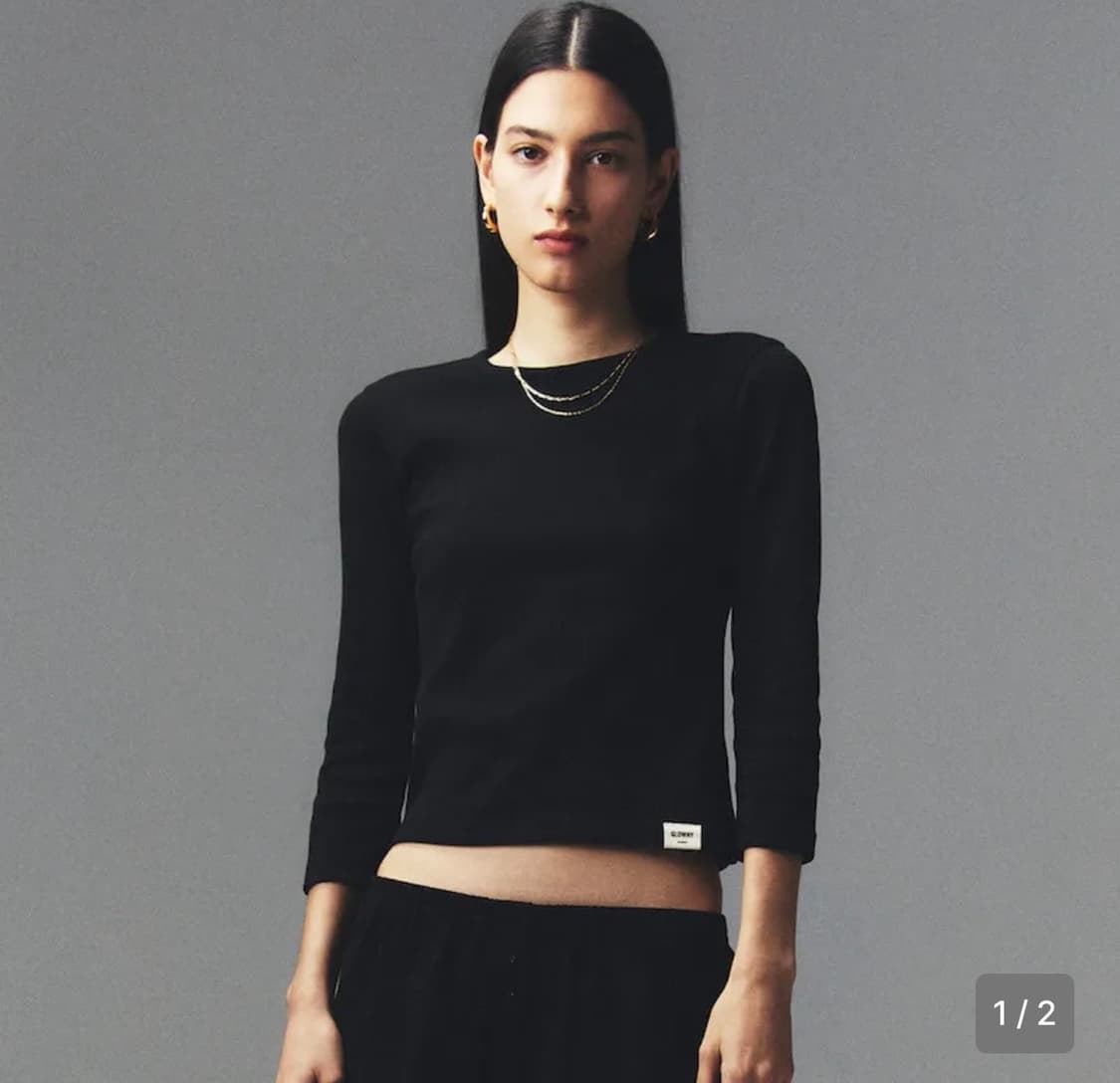 글로니 3/4 클래식 티 블랙 상품이미지1