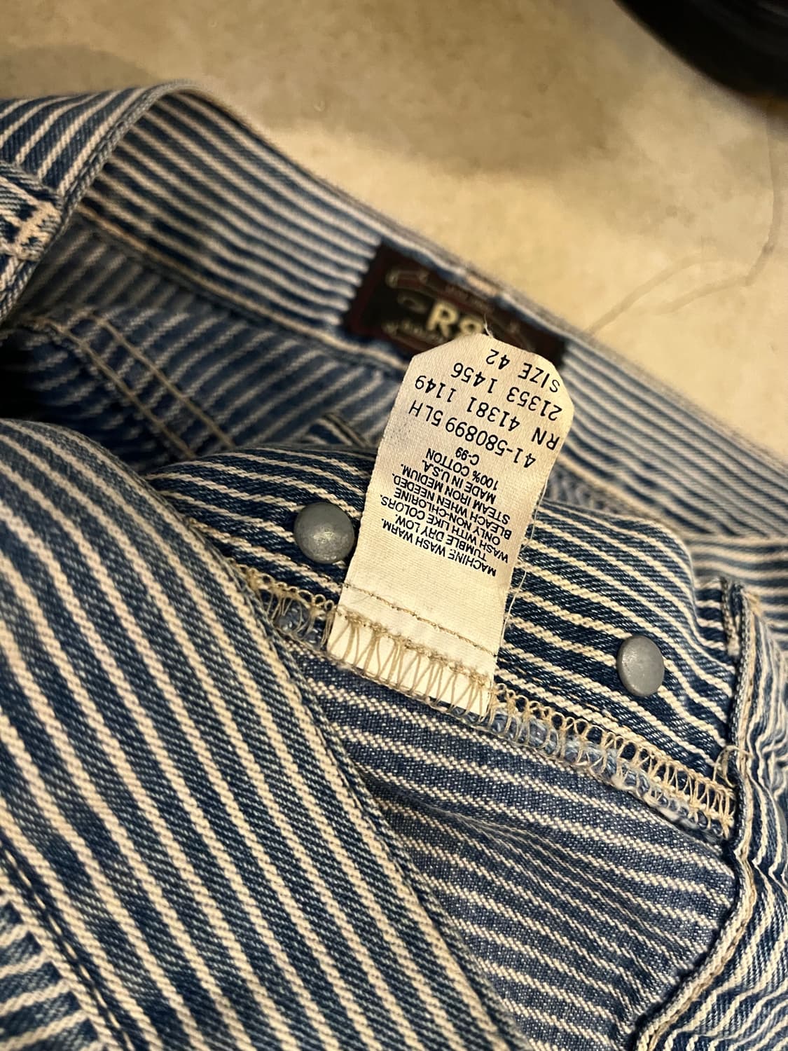 빈티지 90s RRL 더블알엘 숏 42 상품이미지5