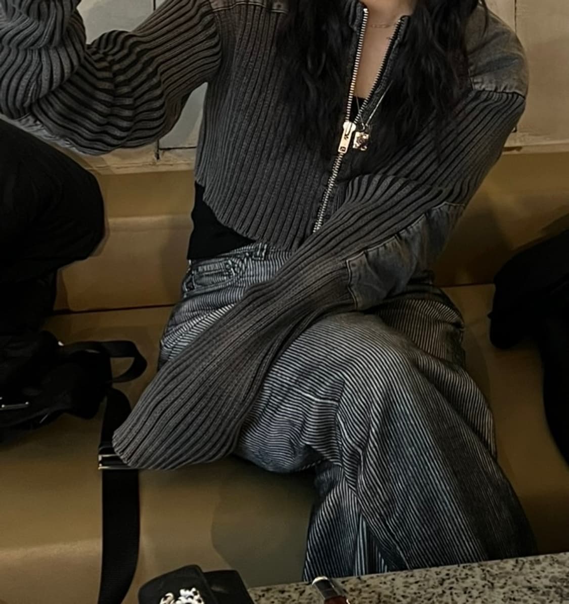 VAQUERA Black Military Cardigan 상품이미지9