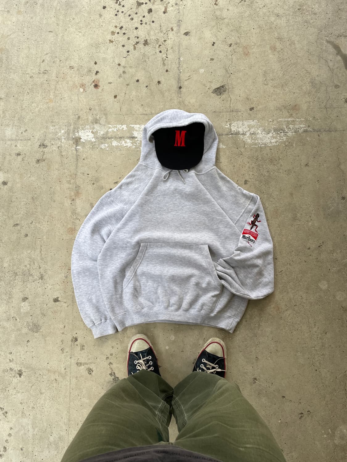 90s Marlboro Gecko Lizard Hoodie 상품이미지1