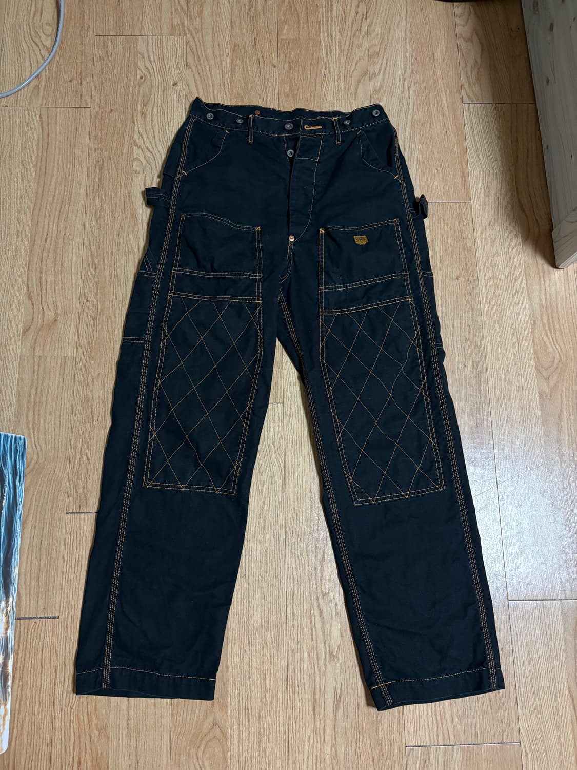 캐피탈 럼버팬츠 블랙 1사이즈 상품이미지1