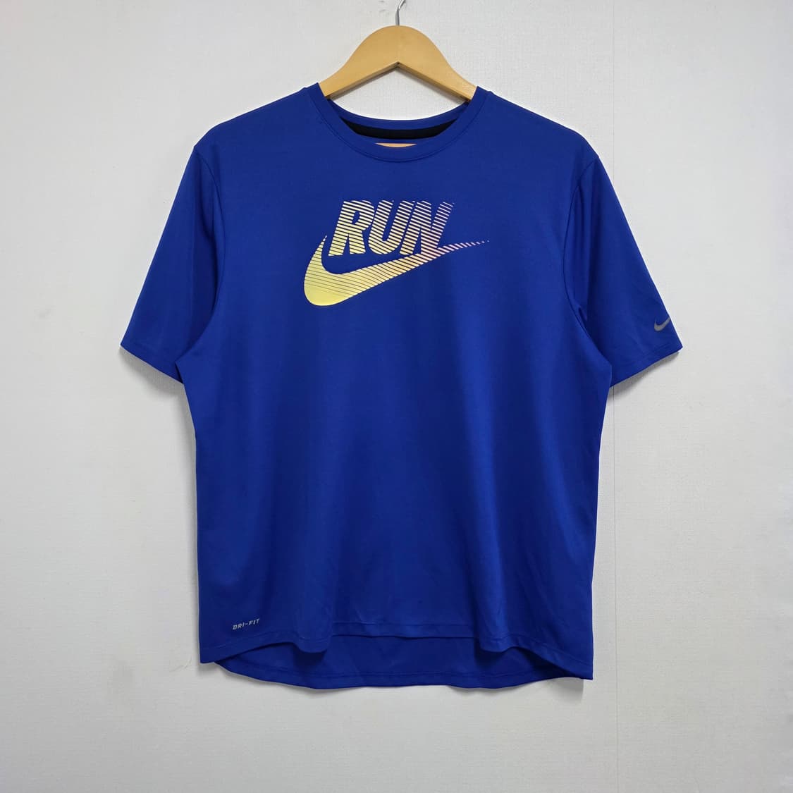 XL 105 나이키 드라이핏 빅로고 반팔 티셔츠 블루 상품이미지2
