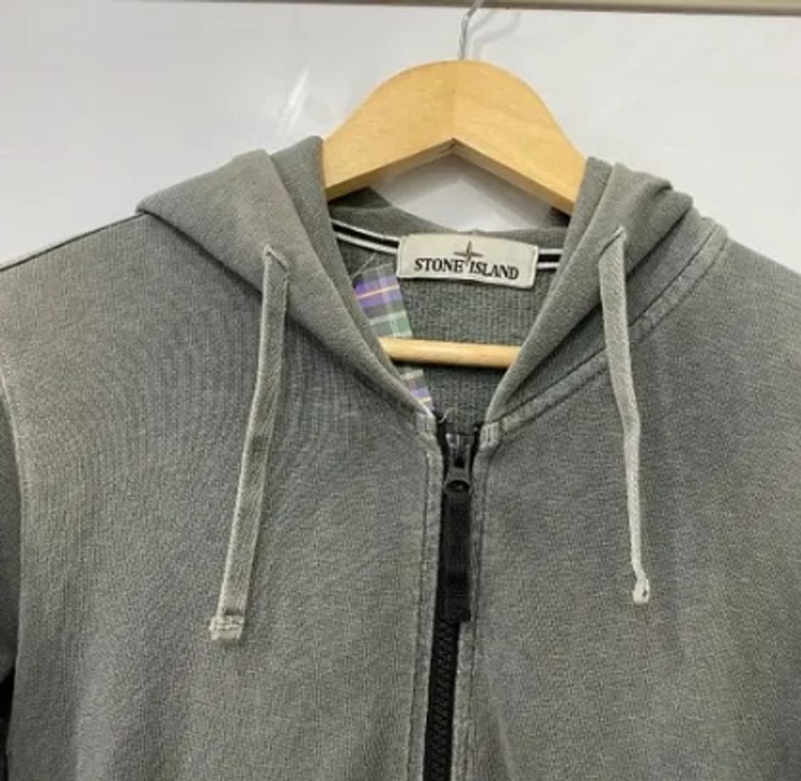 7203. 스톤아일랜드 로고 후드집업 (M)  상품이미지7