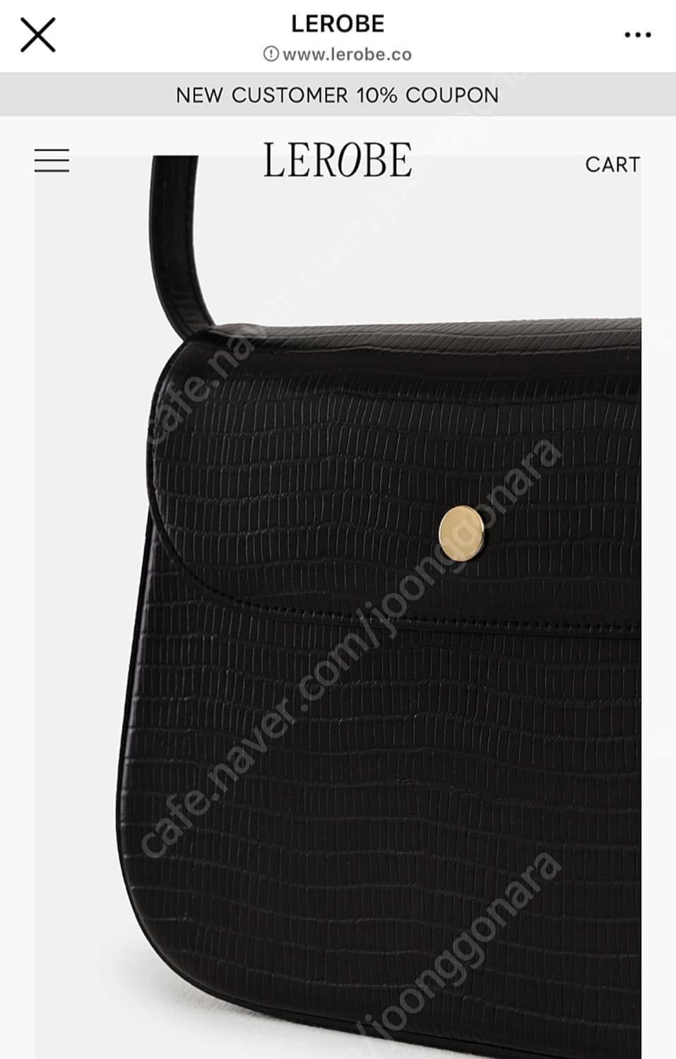 LEROBE 르로브 Classic Half Flap Bag 클래식 하프백 상품이미지4