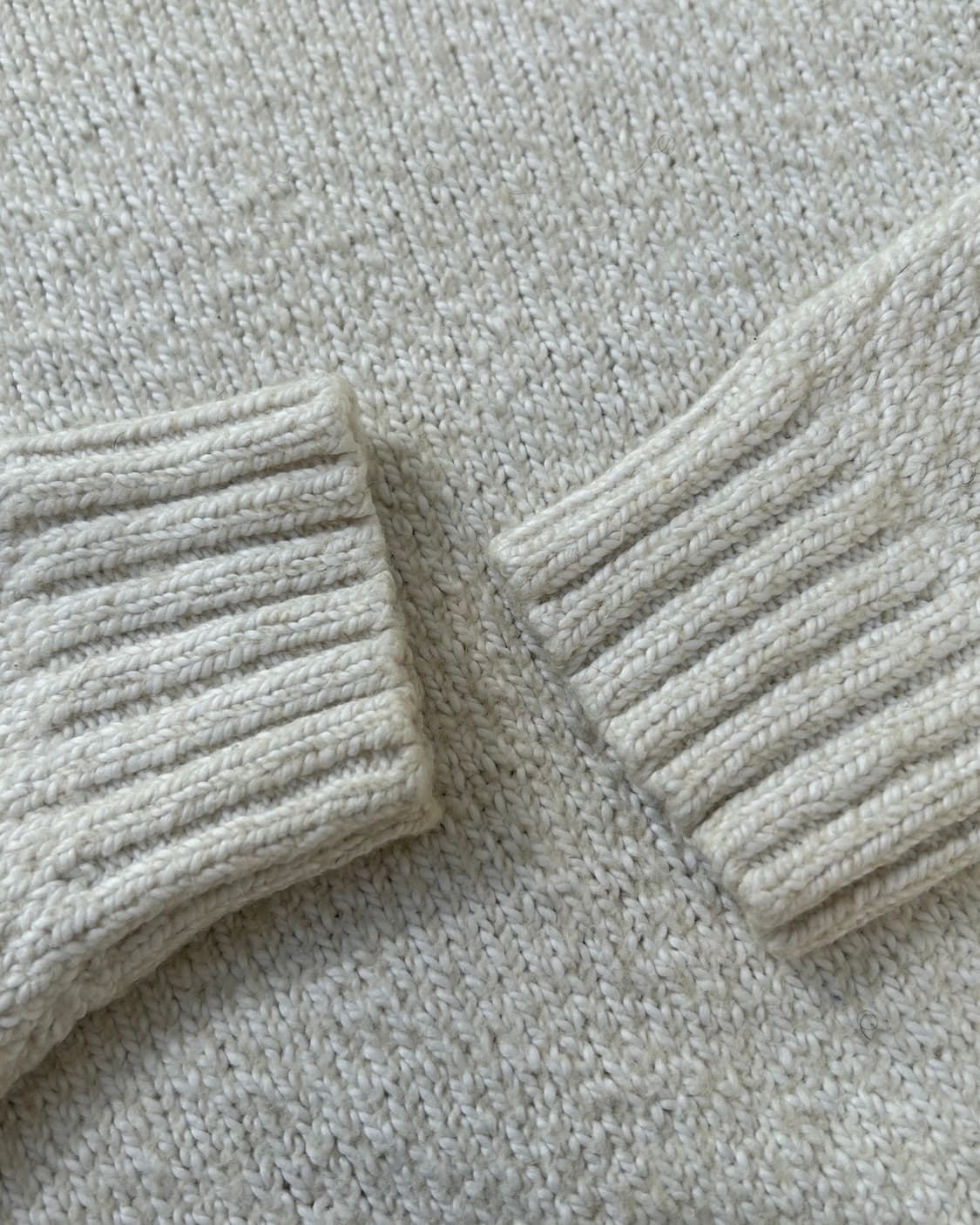 폴로 랄프로렌 헤비코튼 베이지 니트  상품이미지4