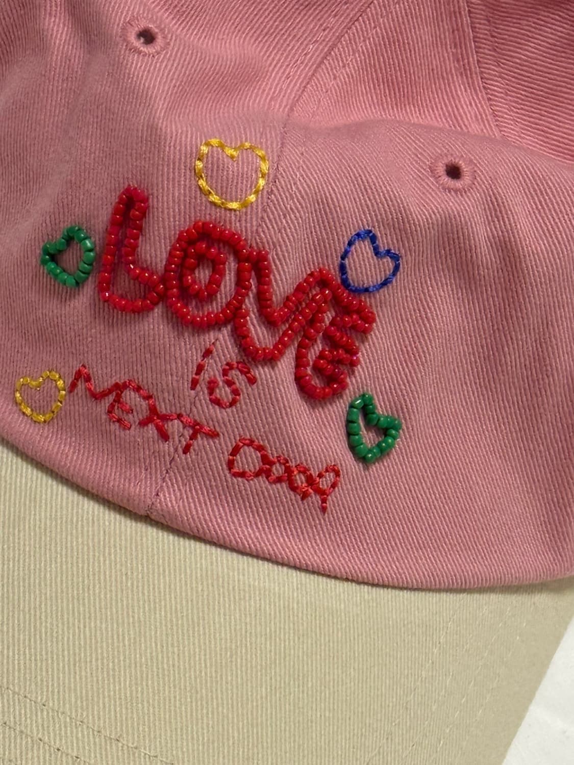 DAISY LOVE IS NEXT DOOR 볼캡 핑크 상품이미지4