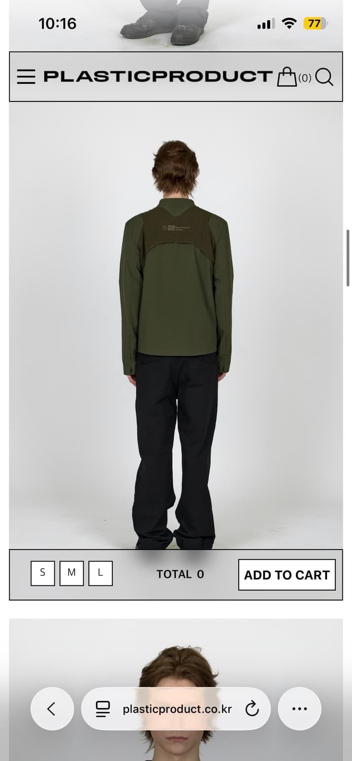 플라스틱프로덕트 MPa resistance zip jacket 올리브 상품이미지2