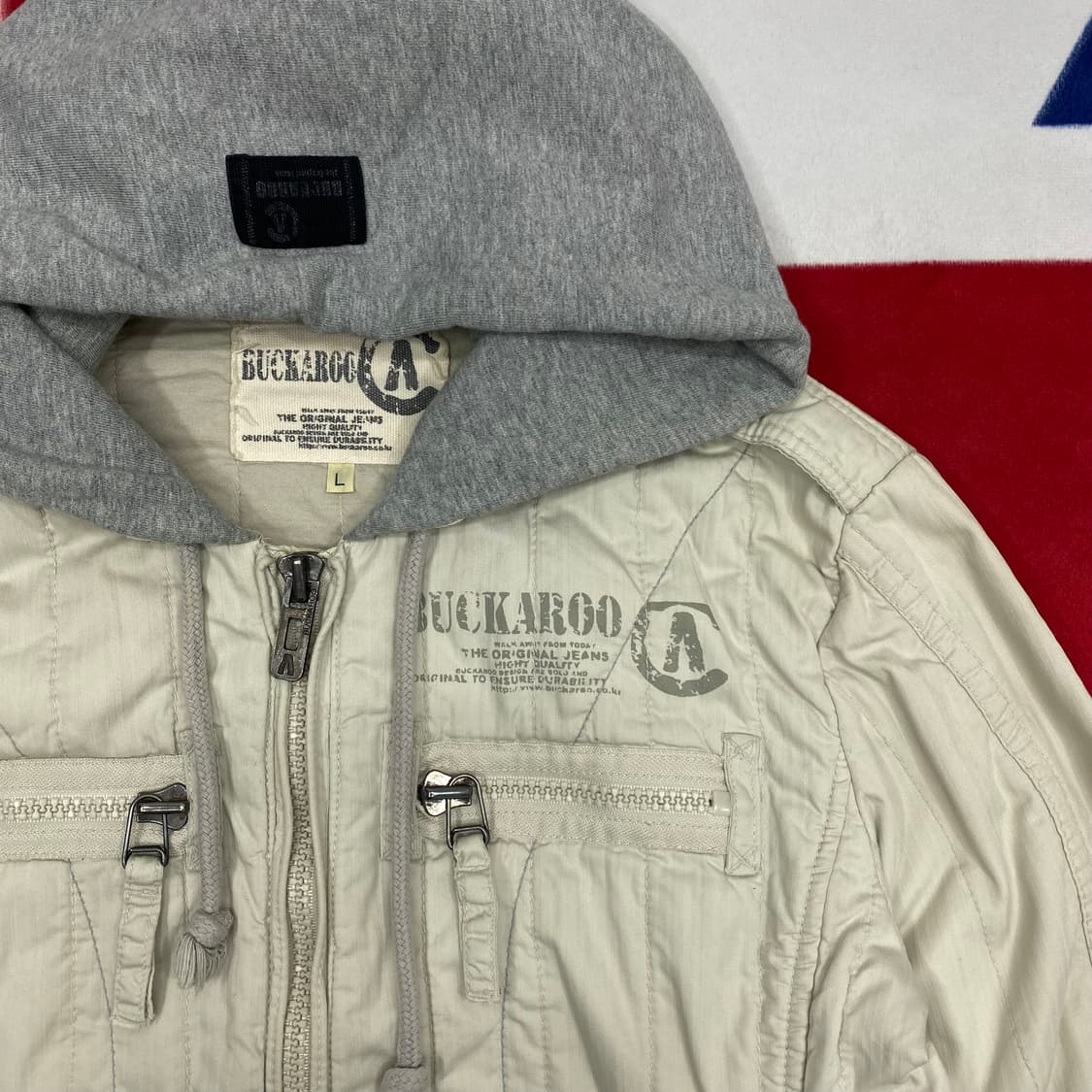 버커루 y2k 자켓 L  상품이미지3