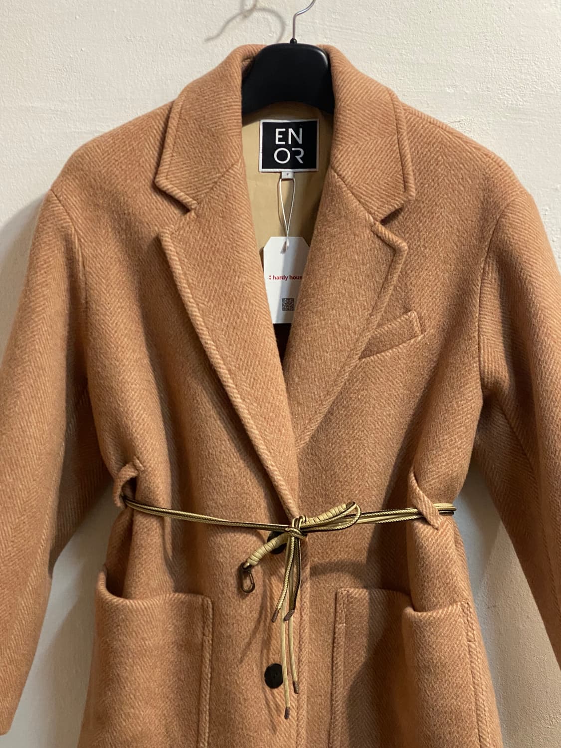 엔오르 울 테일러드 벨티드 코트 상품이미지2