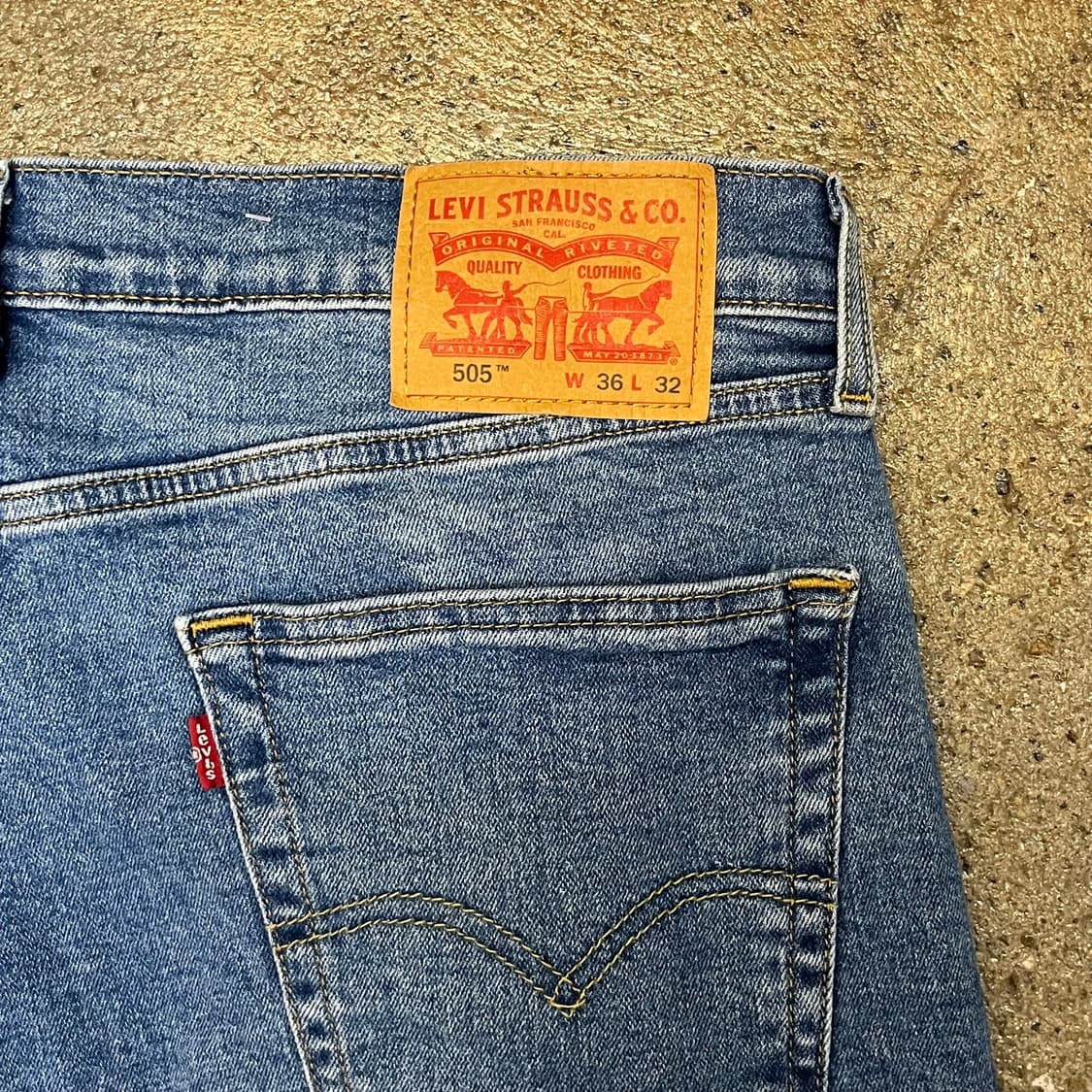 빈티지 리바이스 505 청바지 데님팬츠 상품이미지3