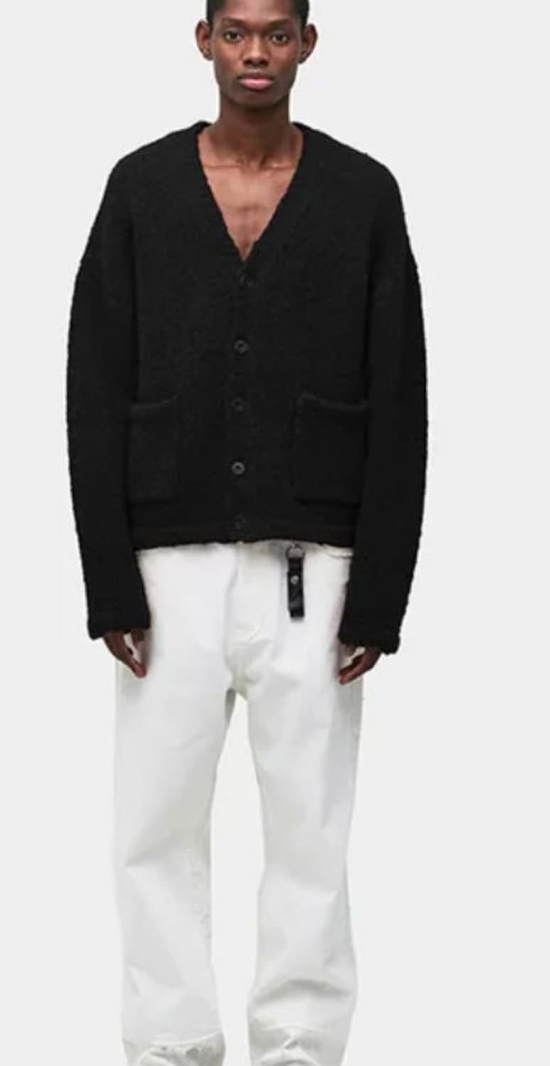 쿠어 헤어리 알파카 가디건 상품이미지1