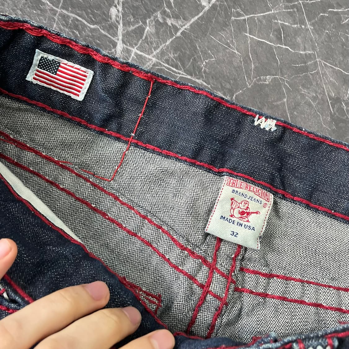 트루릴리전 Billy Super T 와이드 데님 팬츠 상품이미지9