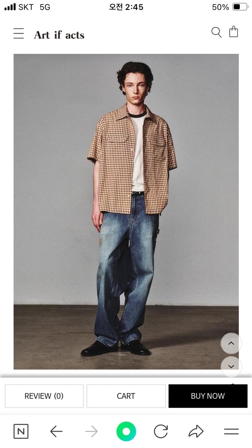 아트이프액츠 반팔 셔츠 XL 상품이미지1