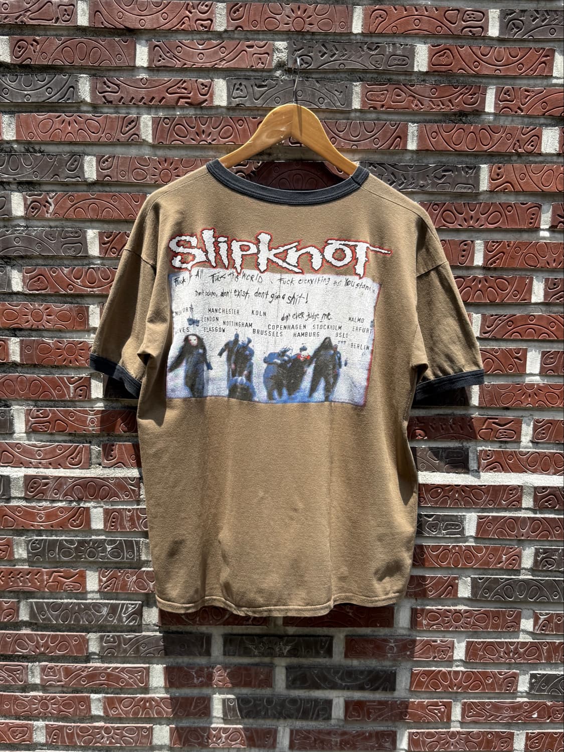 슬립낫 Slipknot 1999s 빈티지 밴드 링거티 상품이미지2