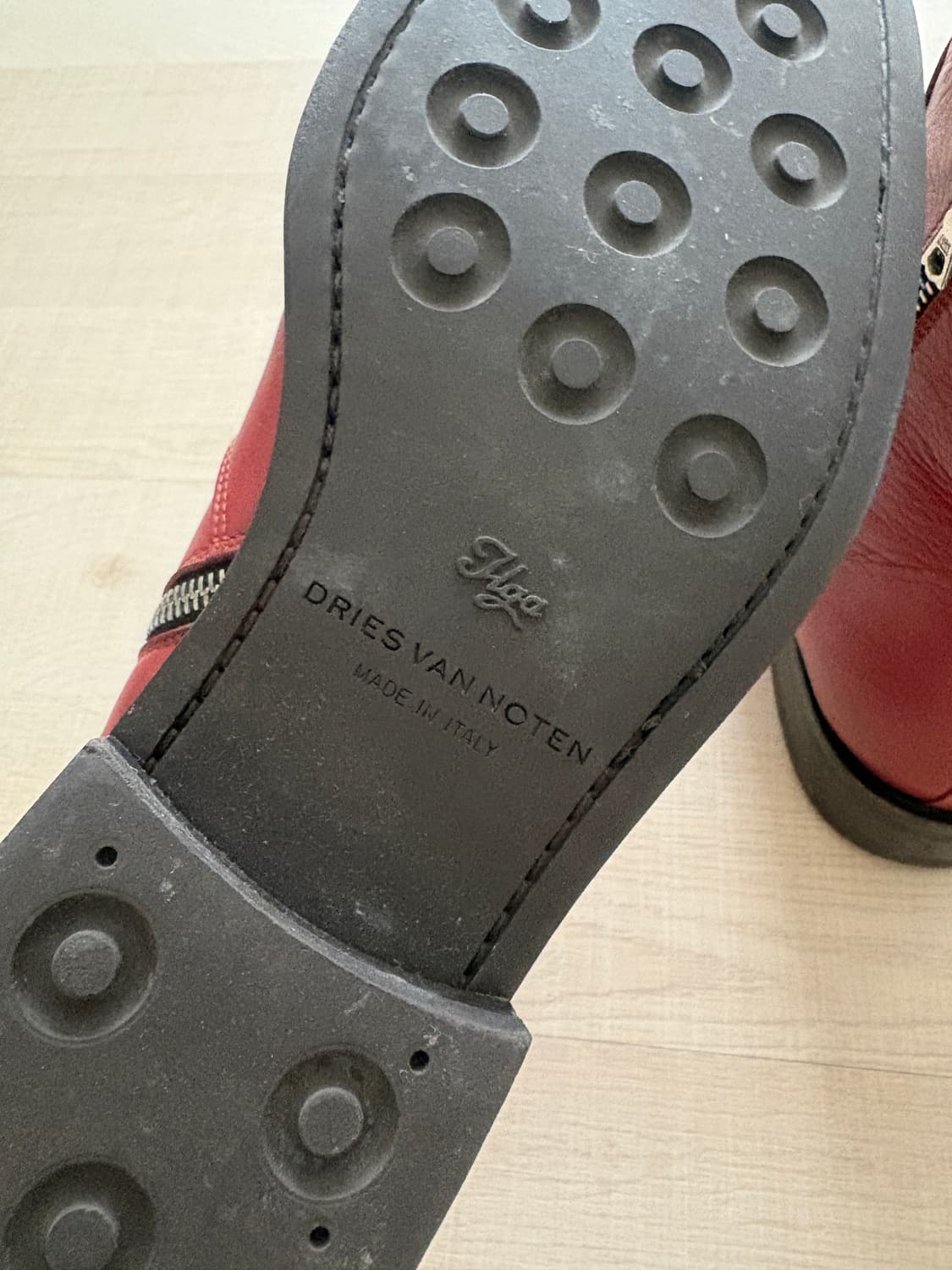 드리스반노튼 레더 부츠 42 상품이미지8