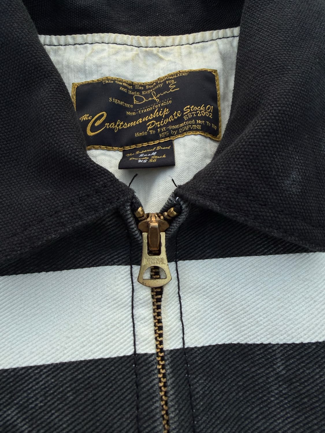 Diafvine 디아프바인 스트라이프 워크자켓 상품이미지3