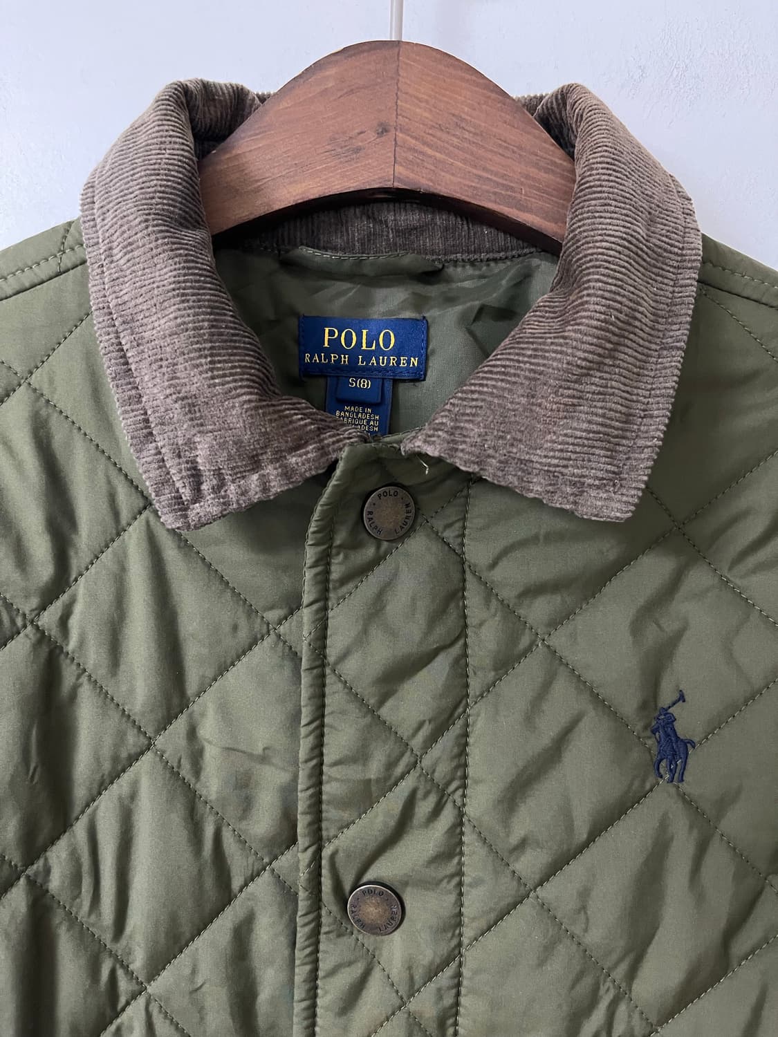 폴로 퀄팅 자켓 아동 8세 상품이미지3