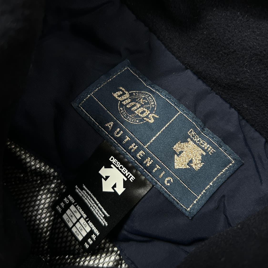 데상트 NC다이노스 22시즌 동계 누빔점퍼(110) 상품이미지2