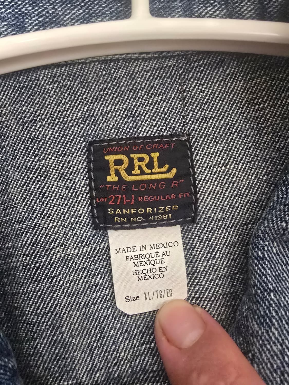 rrl rot271 리랜드 맥시코산 XL 상품이미지3