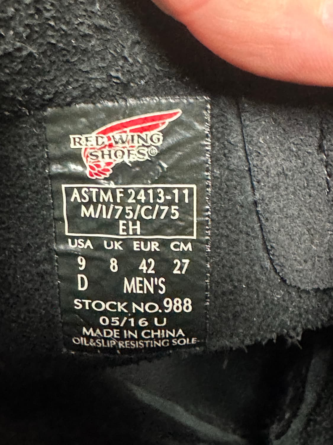 레드윙 바이커 부츠 270사이즈 상품이미지3