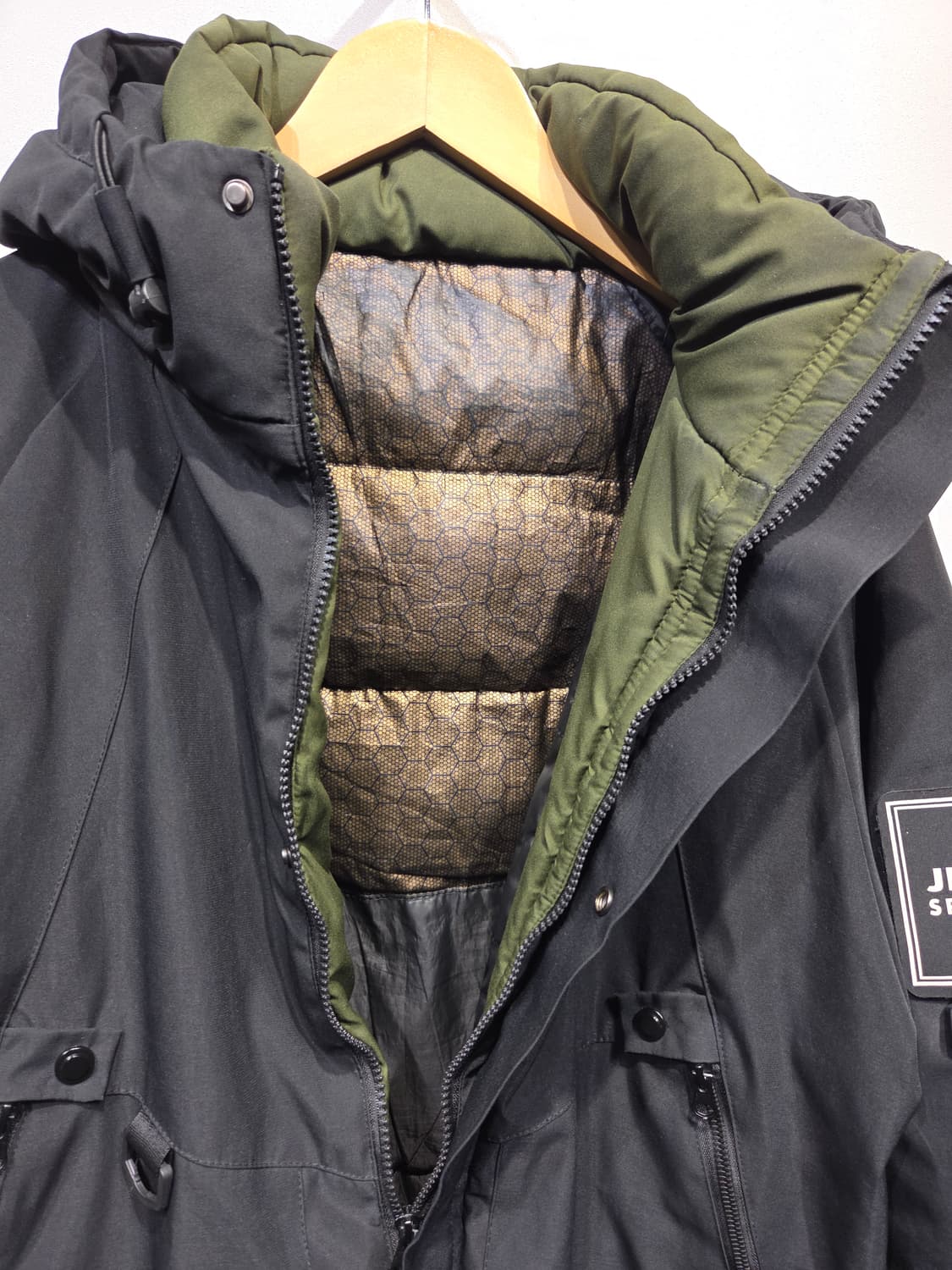 Jeep SPIRIT 지프 스피릿 블랙 후드 테크니컬 패딩 자켓 상품이미지7