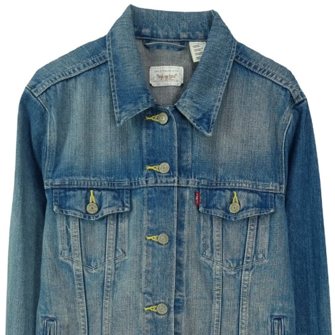 [리바이스] 워시드 데님 트러커 자켓 청자켓 M16466 상품이미지4