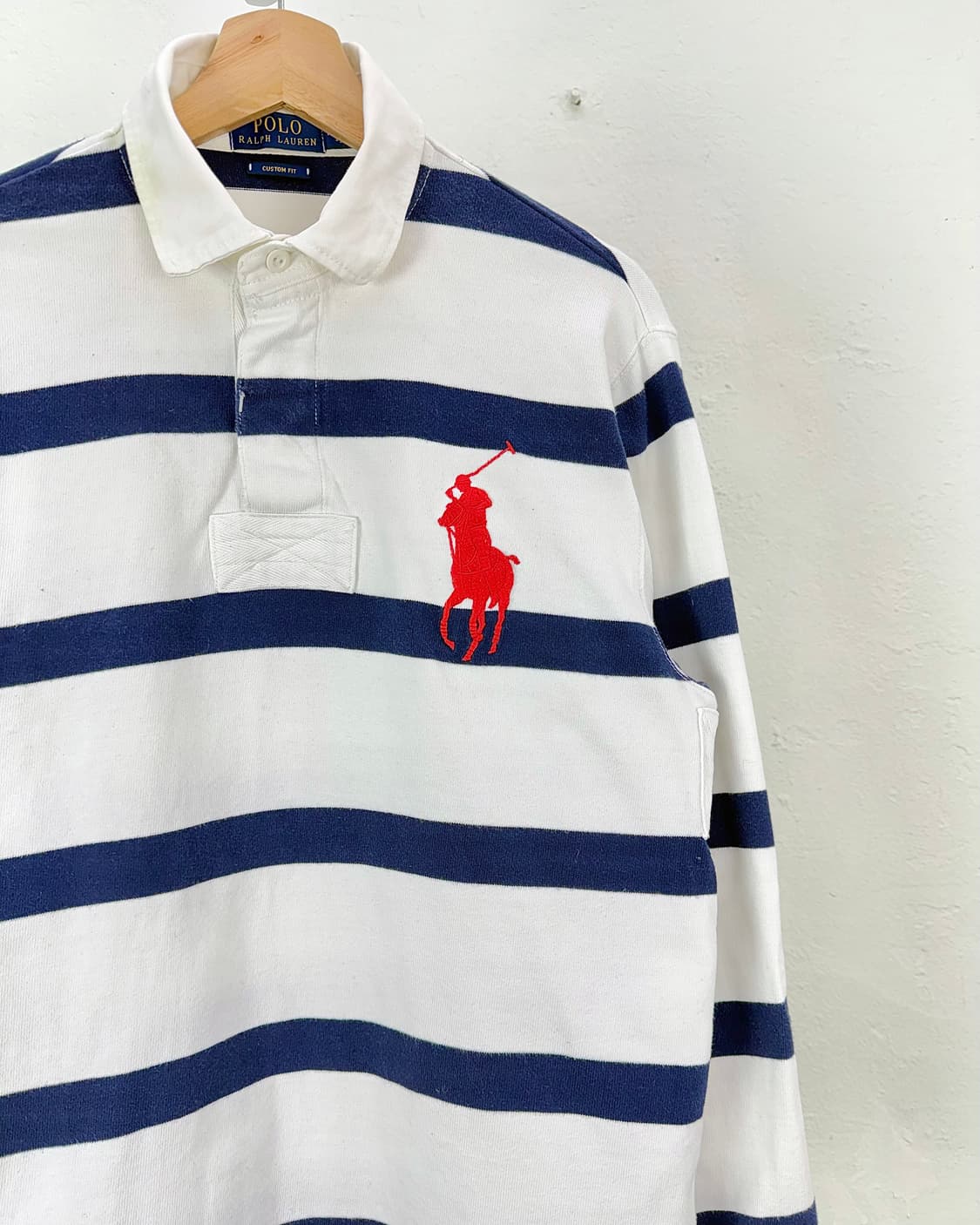 폴로 랄프로렌 빅포니 스트라이프 멀티 럭비 티셔츠 상품이미지3