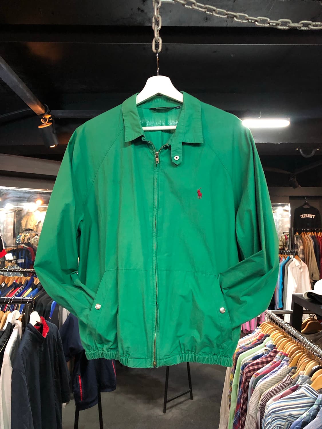 폴로 랄프로렌 코튼 트윌 블루종 자켓 상품이미지1