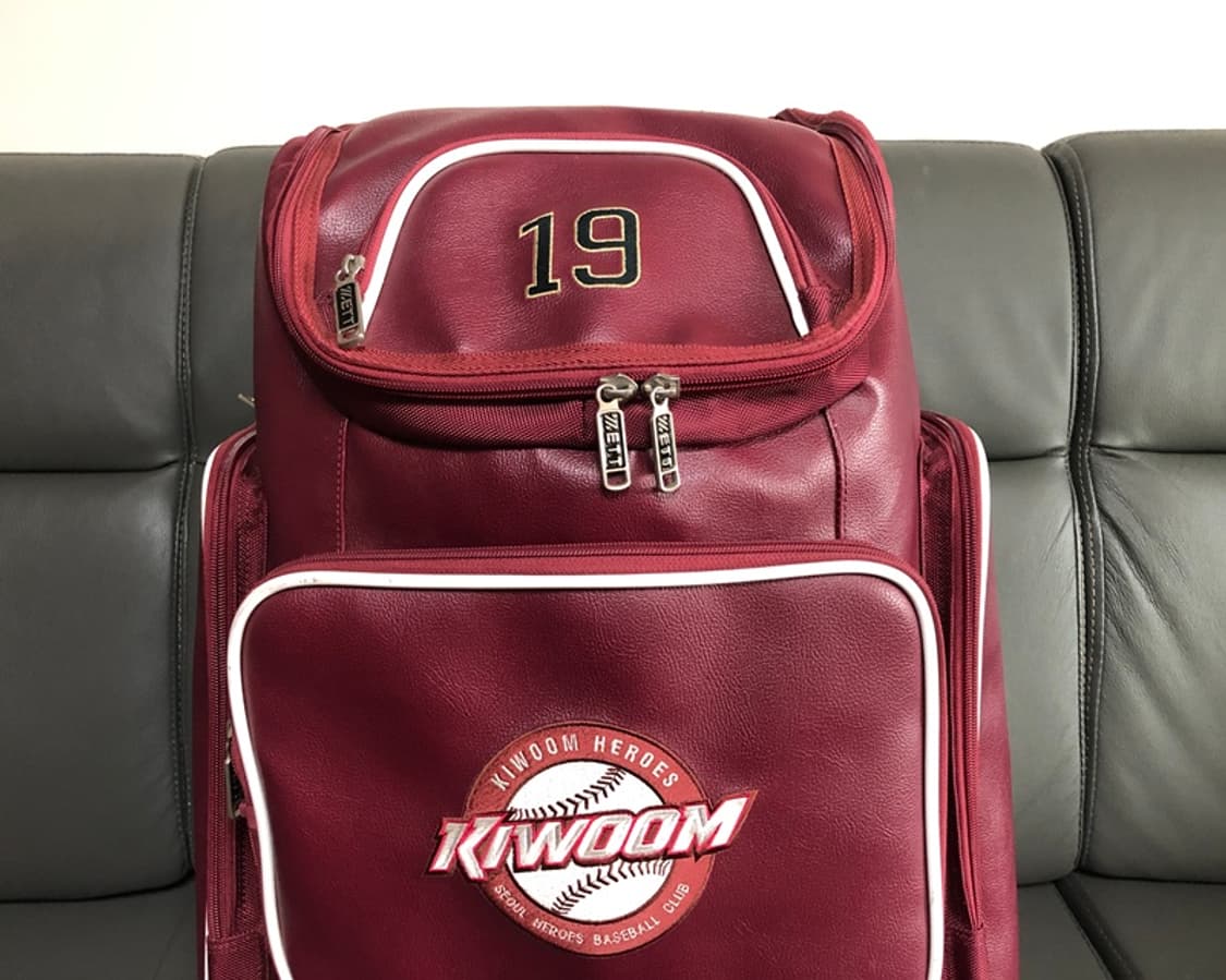 KBO 제트(ZETT) 키움히어로즈 선수용 빅사이즈 백팩 #19 상품이미지2