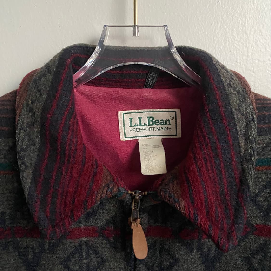 🌊LLBean Aztec wool blanket coat 상품이미지4