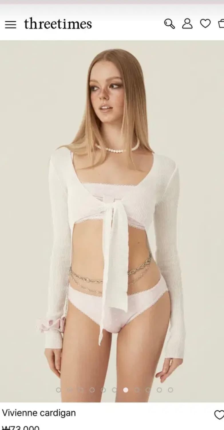 쓰리타임즈 비비안 가디건 vivienne 상품이미지1