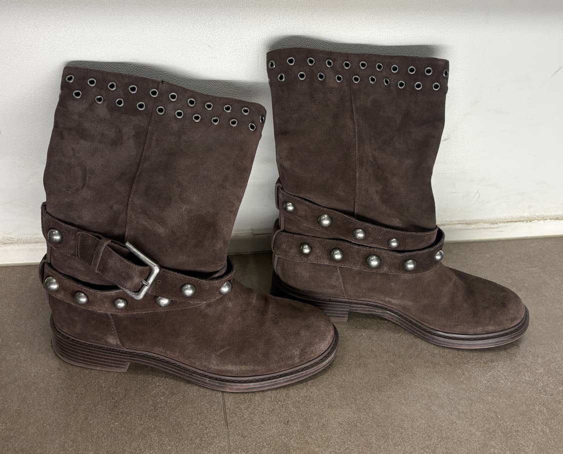 자라 스터드 스웨이드 부츠  상품이미지4