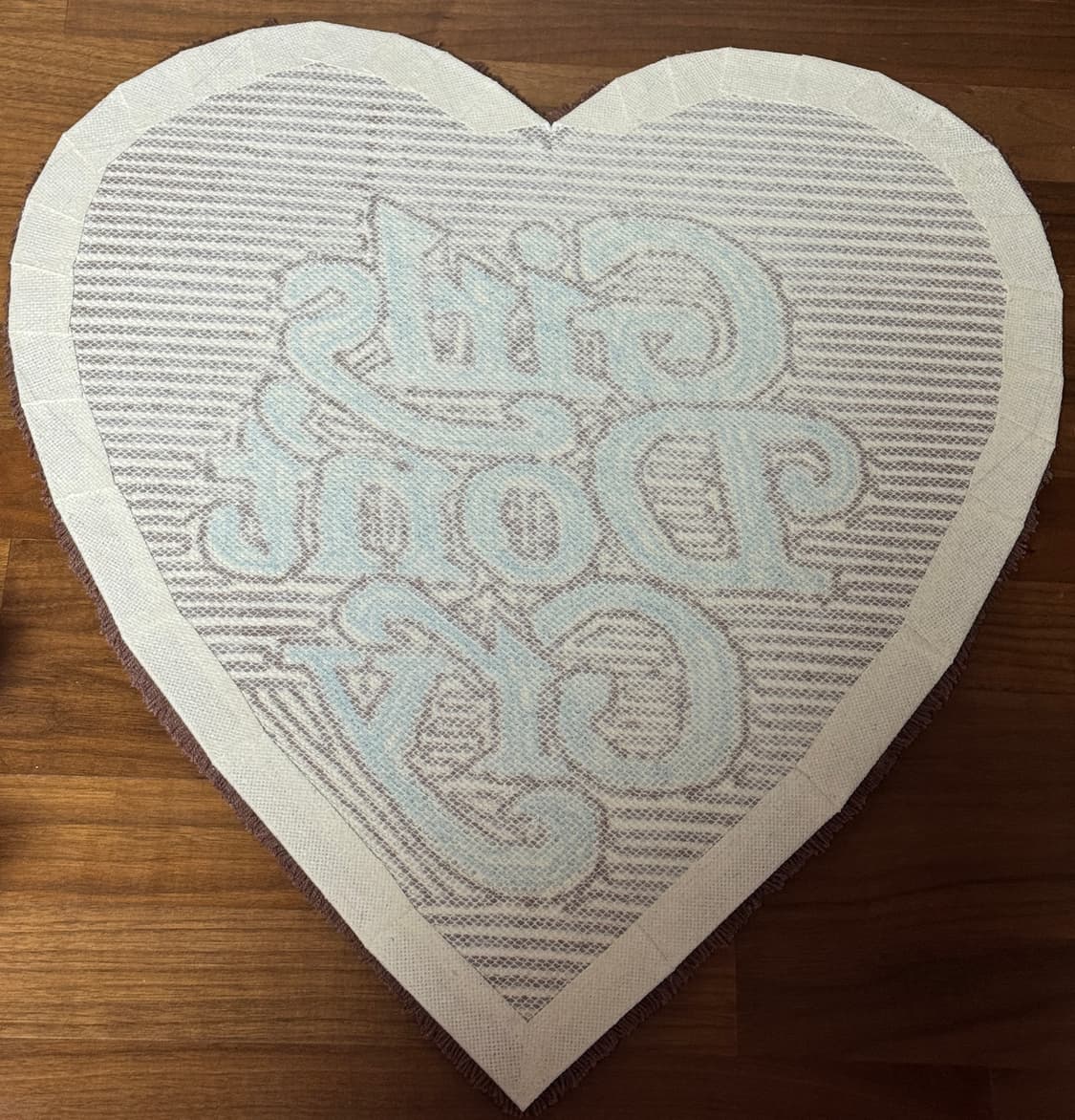 girls don't cry 하트 러그 상품이미지3