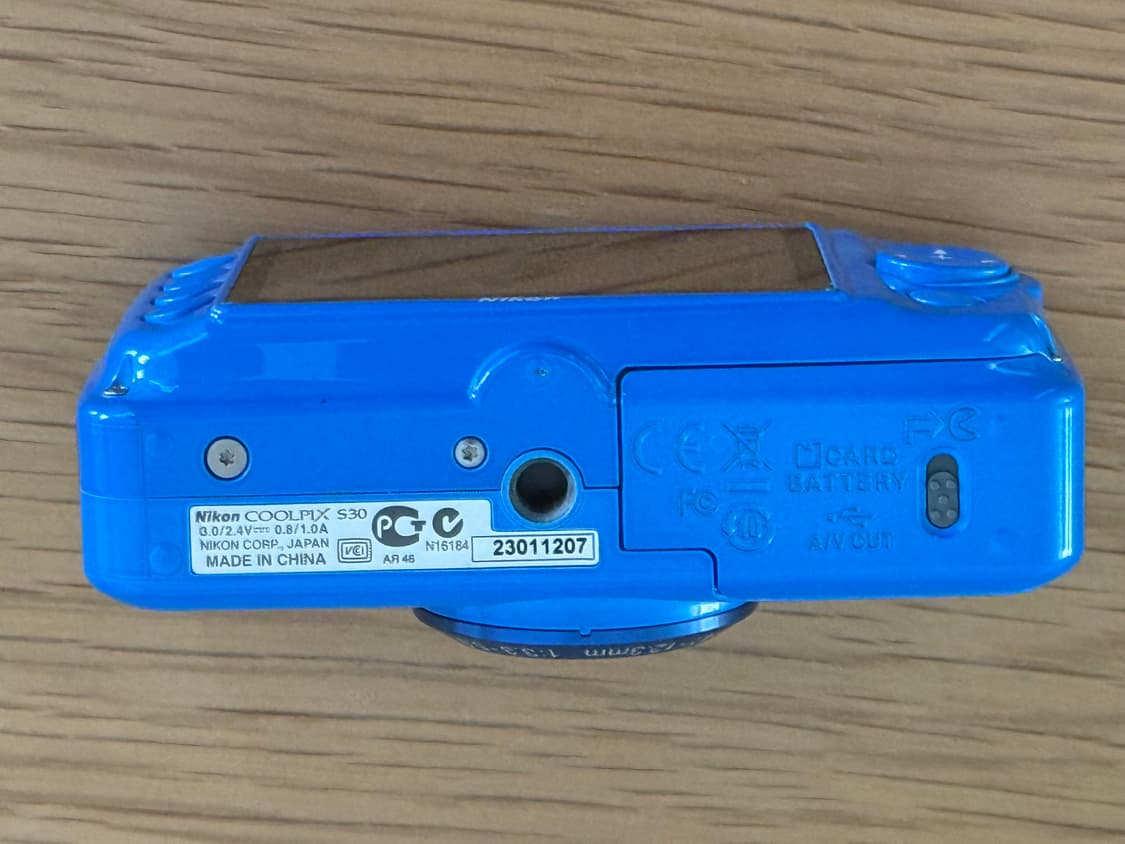 니콘 쿨픽스 COOLPIX S30 블루 디카 상품이미지5